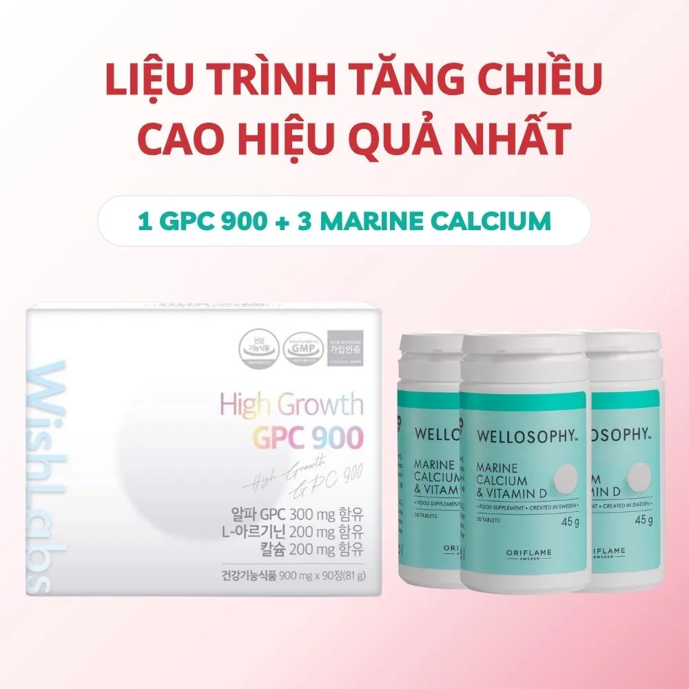 Liệu trình tăng chiều cao tốt nhất High Growth GPC 900