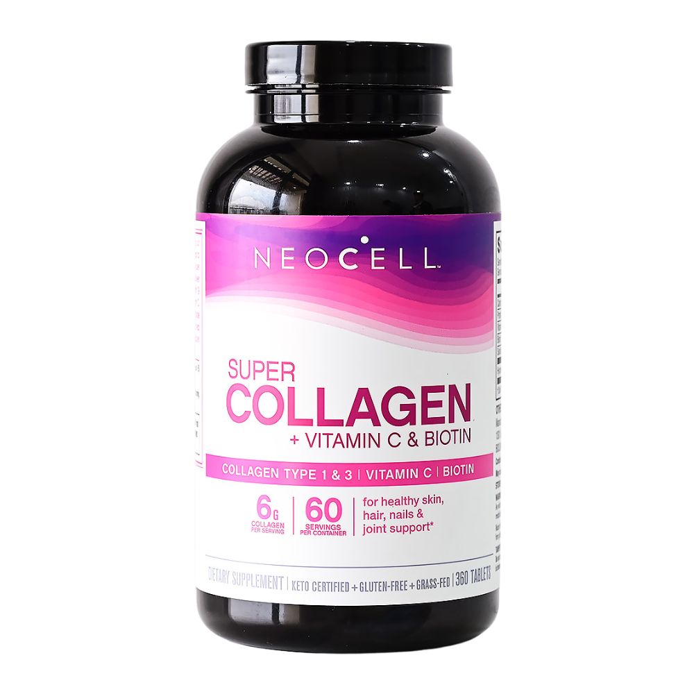 Viên uống đẹp da NeoCell Super Collagen + Vitamin C & Biotin của Mỹ, 360 viên
