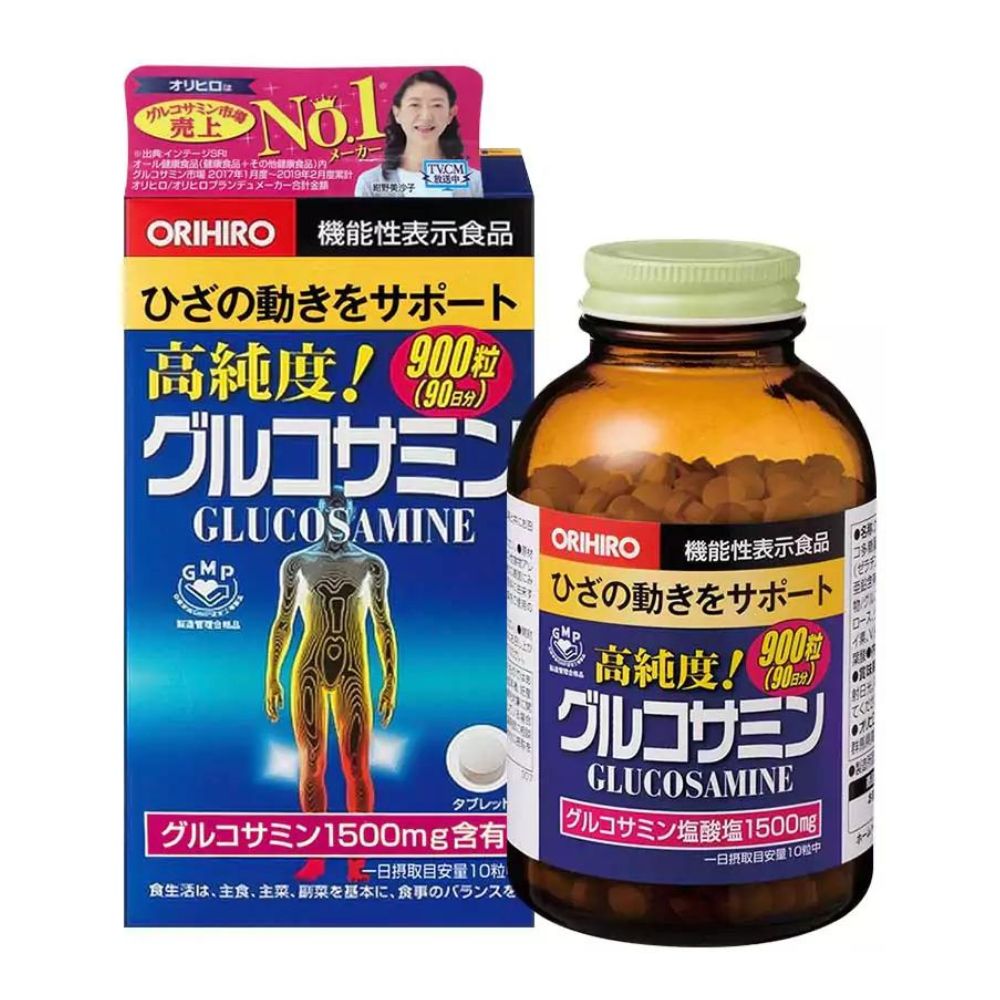 Bổ khớp Orihiro Glucosamine của Nhật, 900 viên