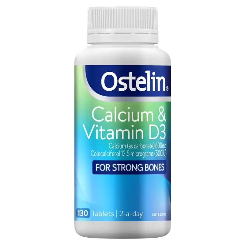 Viên uống bổ sung canxi Ostelin Calcium & Vitamin D3 của Úc