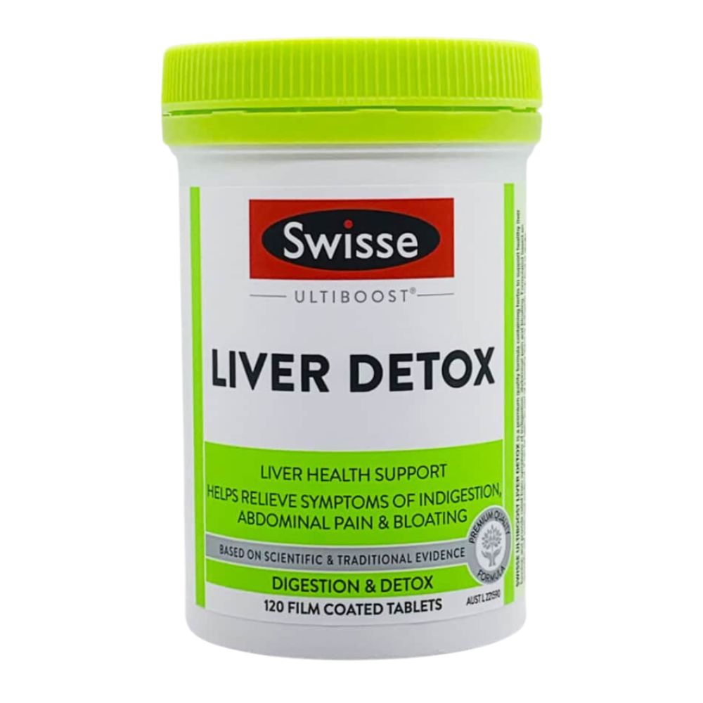 Viên uống giải độc gan Swisse Ultiboost Liver Detox của Úc, 120 viên